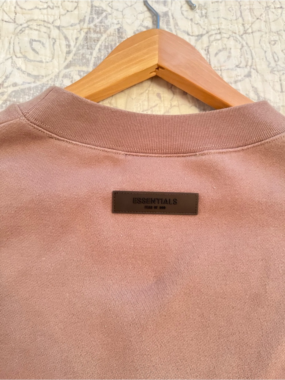 Fear of God Essentials Taupe/ Brown Crewneck Sweatshirt - Picture 5 of 5